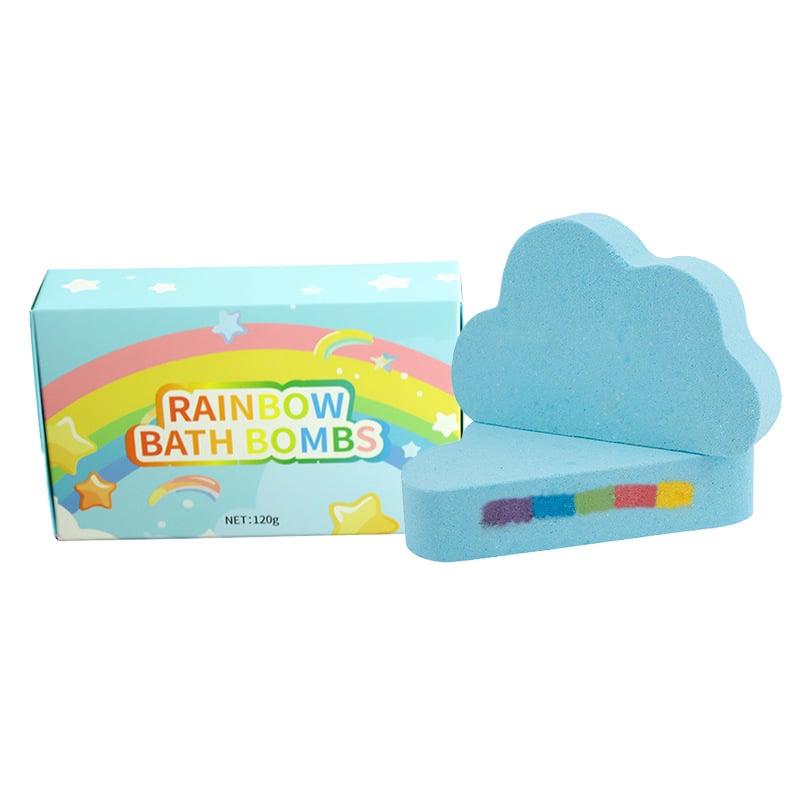 Rainbow Bath Bombs for Kids, Summer Bath Time Fun for Girls Teens Toddlers