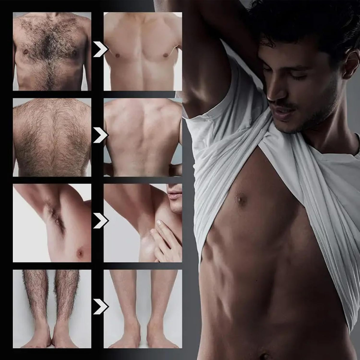 【2 pcs】Hair removal cream for men