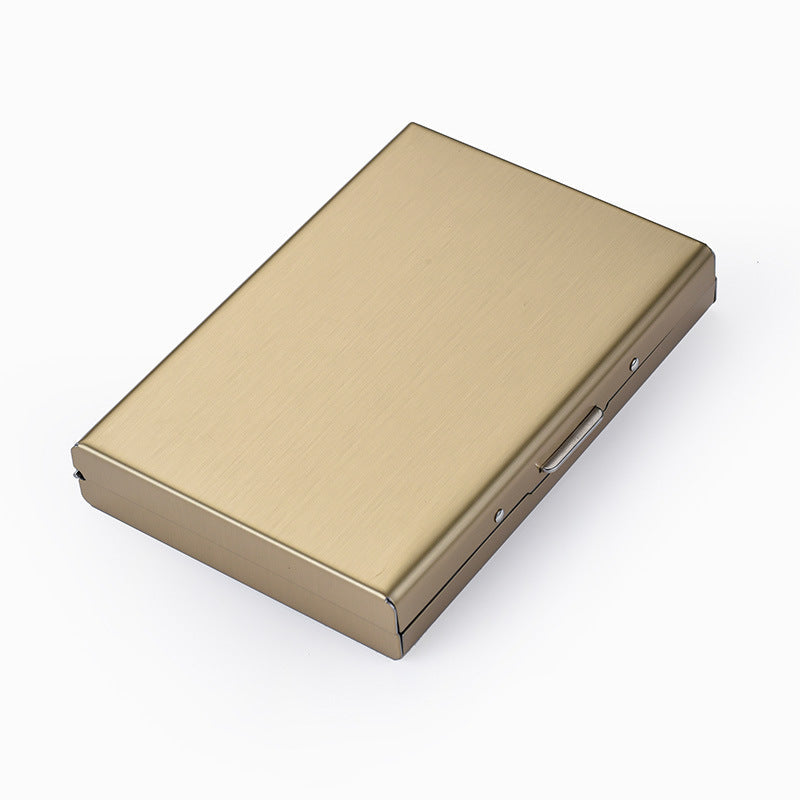 RFID Blocking Metal Card Holder, Ultra Slim Stainless Steel Business Credit Card Case π³