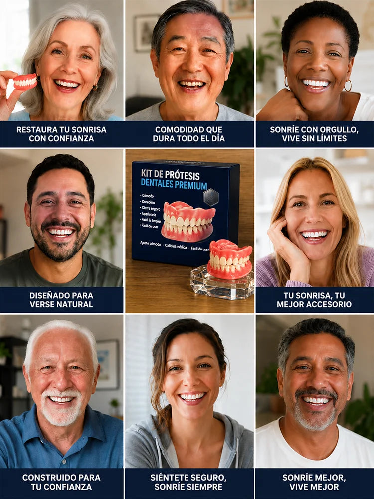 😁🦷 Prótesis dental completa médica certificada por ADA de EE. UU.
