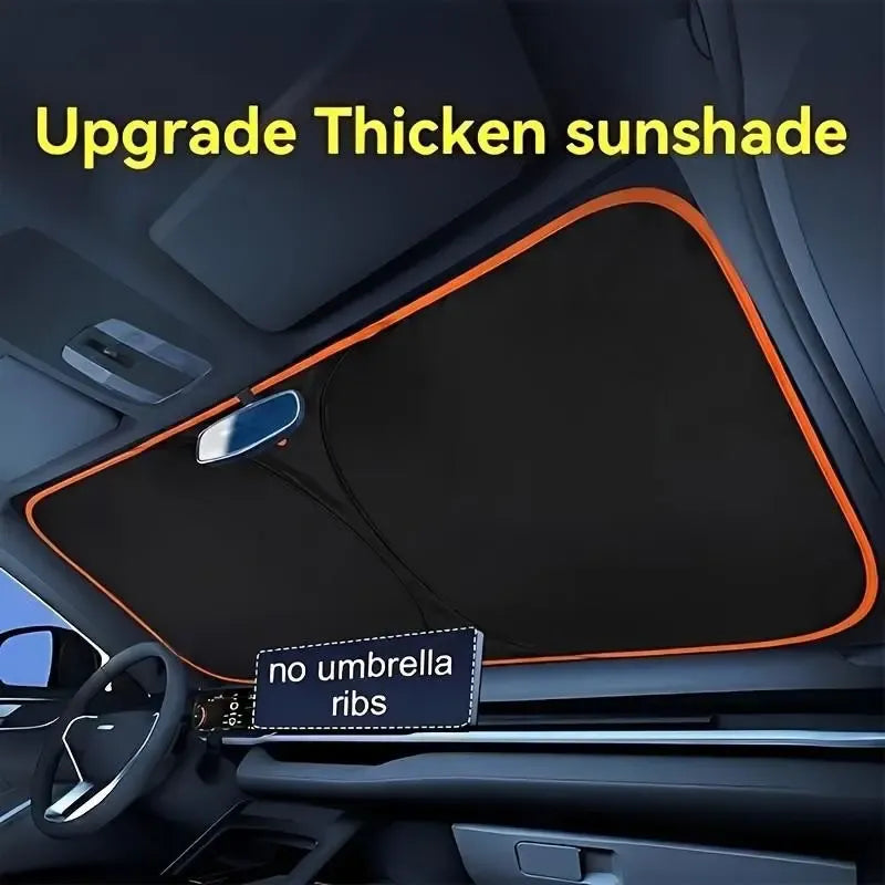 2026 New Portable Heat-Insulating Vehicle Sunshade, Upgraded Thickened Front Window Sun Shadeโ๏ธ๐
