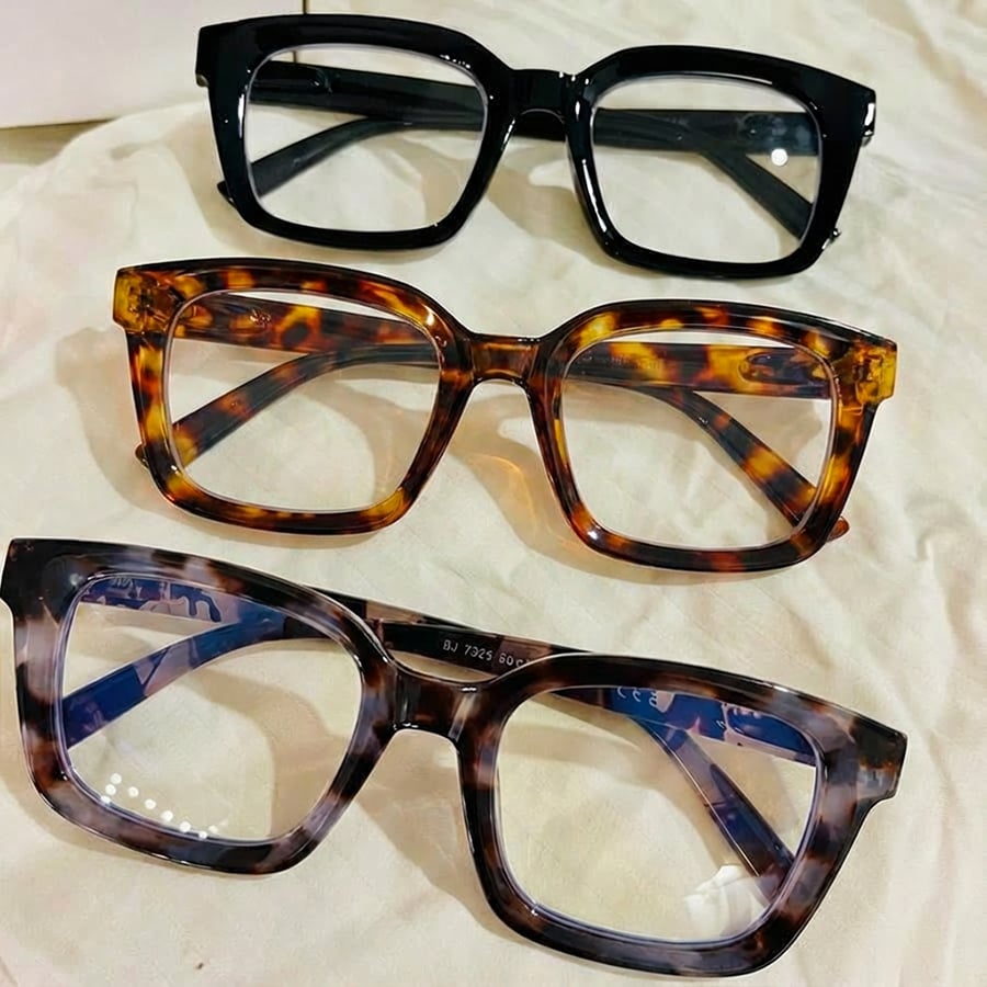 ✨Buy 1 get 3 packs👓Tortoiseshell Reading Glasses – Blue Light Blocking Oversized Square Readers