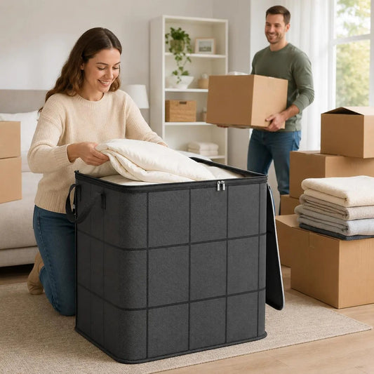 📦Oversized Storage Tote.For Blankets & More