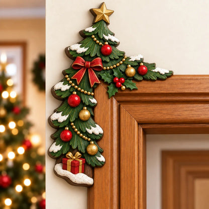 🎅Christmas Peekaboo Door Frame Corner Decor – 3D Holiday Character Decoration🎅
