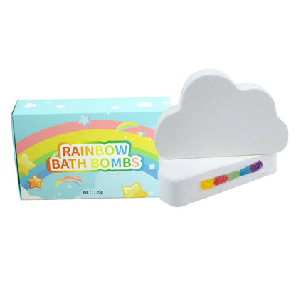 Rainbow Bath Bombs for Kids, Summer Bath Time Fun for Girls Teens Toddlers