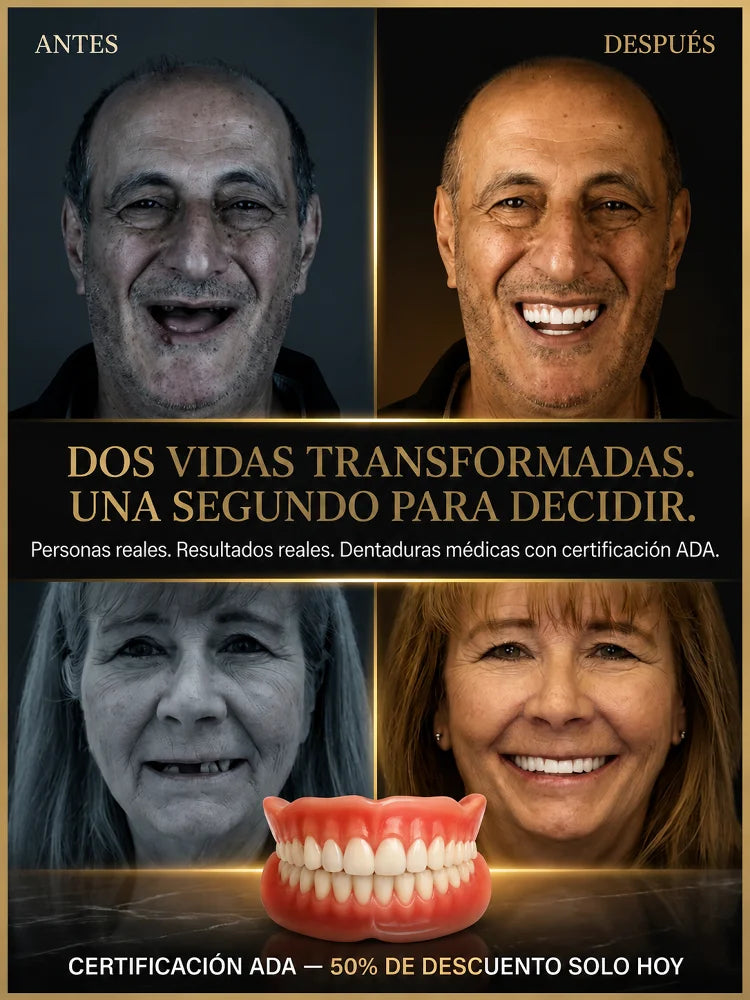 😁🦷 Prótesis dental completa médica certificada por ADA de EE. UU.