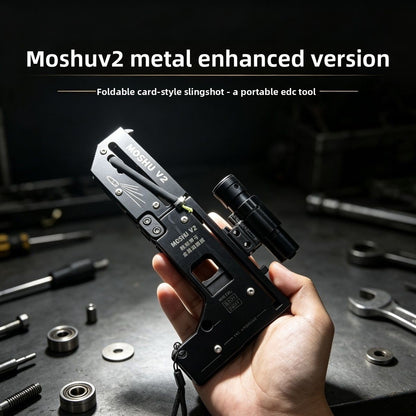 🔥Pocket EDC Foldable Metal Slingshot & Mechanical Gadget