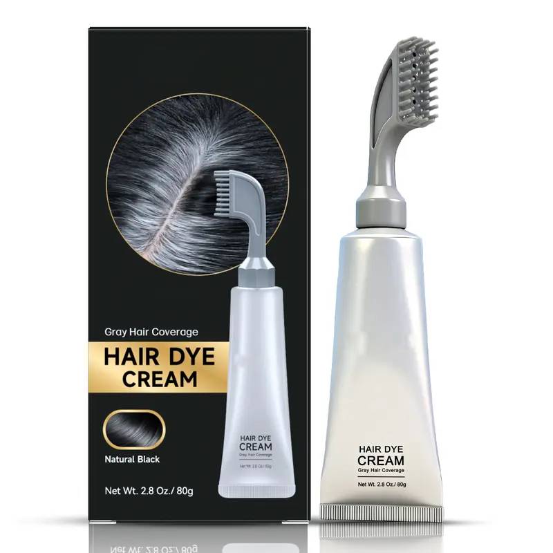 🔥Hot sell TODAY | Instant Gray Coverage Hair Dye Comb for Men & Women