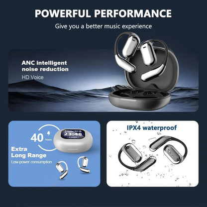 🔥 Bluetooth 5.4 Open-Ear AI Translation Earbuds – Clear Calls, Voice Recording & IPX5 Waterproof