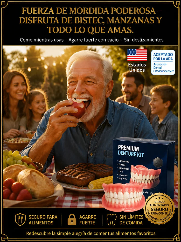 😁🦷 Prótesis dental completa médica certificada por ADA de EE. UU.