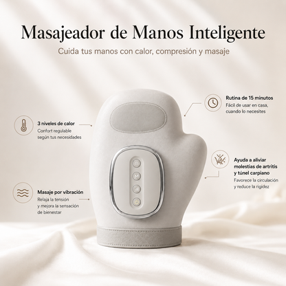 Smart Hand Massager with Heat and Compression