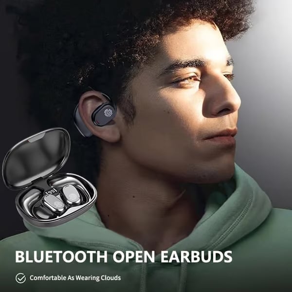 🔥 Bluetooth 5.4 Open-Ear AI Translation Earbuds – Clear Calls, Voice Recording & IPX5 Waterproof