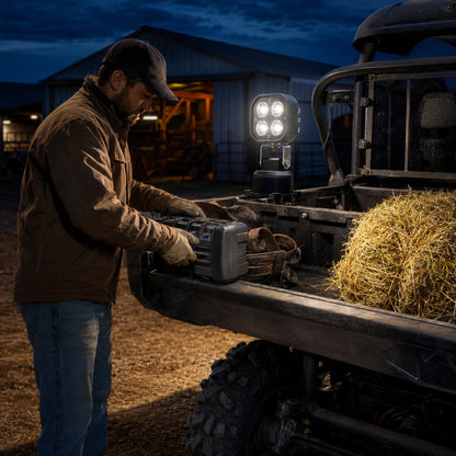 💡 Say goodbye to dark corners! 🏕️ All-around LED lights instantly illuminate anytime, anywhere.