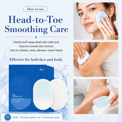🔥Body Exfoliating Scrub Pads For Bumpy Flaky Skin 8 Pack
