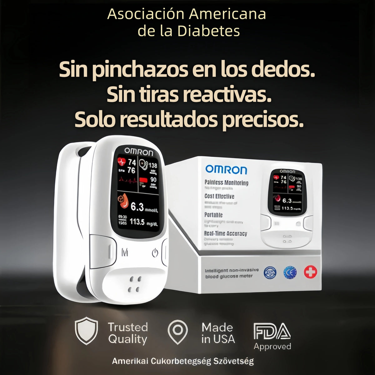 🔥 Omron™ 2026: Mide tu glucosa en 5s, sin pinchazos y sin dolor ✨