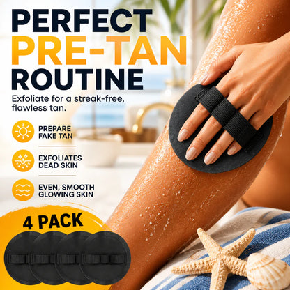 Soft Rubber Shower Scrubber for Gentle Exfoliation & Deep Cleansing