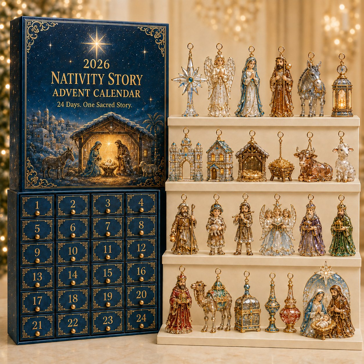 🎅🎅 2026 Christmas Gift 50%Off--✨🎄 2026 Nativity StoryAdvent Calendar - 24 Days ofSacred Christmas Surprises