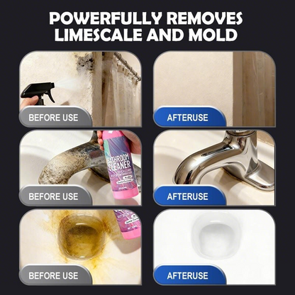 🌟🌟 Bathroom Cleaner: Sparkle in Seconds, No Harsh Fumes