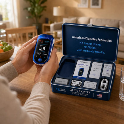 🩺 GLYVEXA™ T7 Non-Invasive Glucose & Health Monitor | 🩸 No Finger Pricks Blo