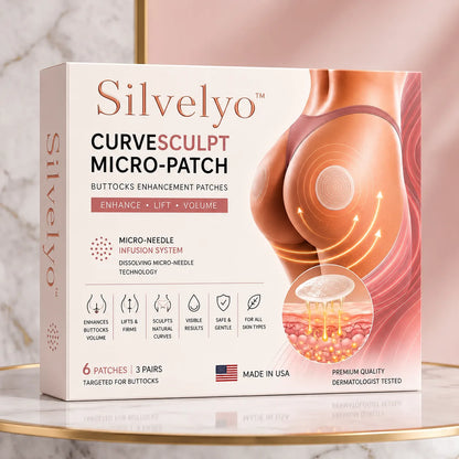 Silvelyo™ CurveSculpt Micro-Patch ✦ Sculpt • Firm • Smooth Lower Body Curves ✦ Micro-Needle Infusion System