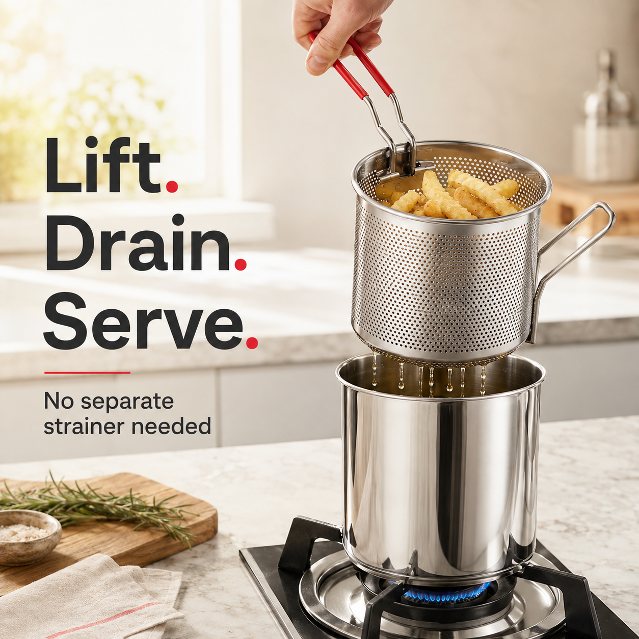 🍟 Home Mini Deep Fryer – Skip Takeout, Make Fresh Fries & Snacks Anytime