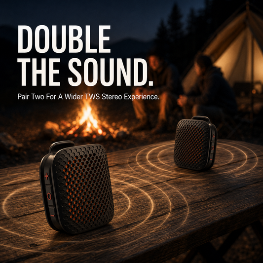 🔊🔥🔊 2026 NEW MAGNETIC CLIP-ONBLUETOOTH SPEAKER IPX7 WATERPROOF, TWS STEREO & ULTRA-LIGHT WEARABLE DESIGN