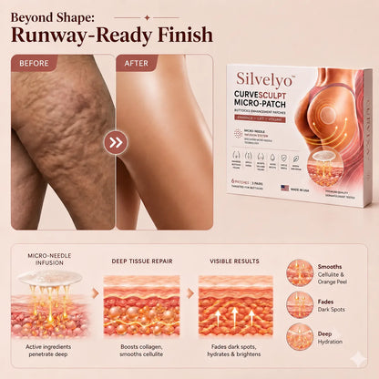 Silvelyo™ CurveSculpt Micro-Patch ✦ Sculpt • Firm • Smooth Lower Body Curves ✦ Micro-Needle Infusion System