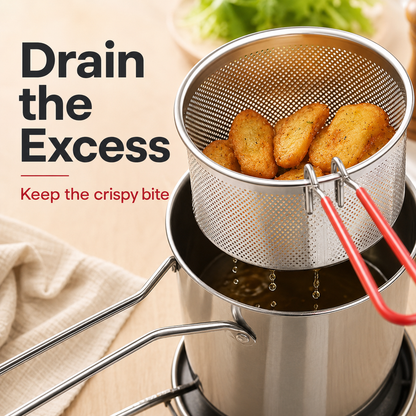 🍟 Home Mini Deep Fryer – Skip Takeout, Make Fresh Fries & Snacks Anytime