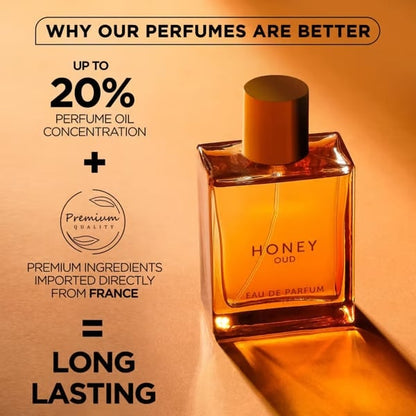 🎁Sales of 50k+ and Exclusive Offer - 49% OFF 🍊Luxury Honey Oud Unisex Eau De Perfume (100ml)
