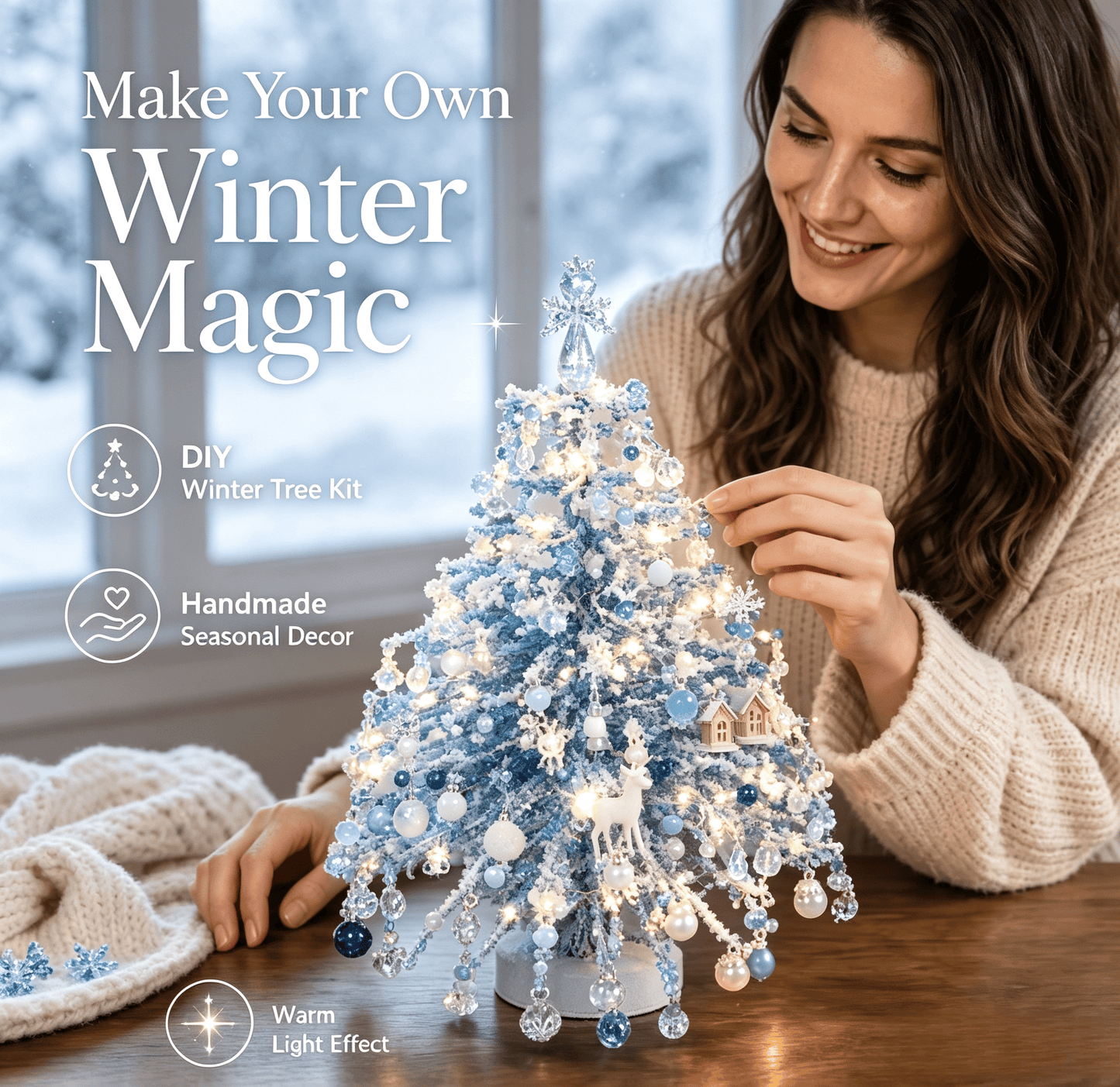 🎅 DIY Beaded Christmas Tree Kit – Create a Sparkling Holiday Decoration 🎄🎁