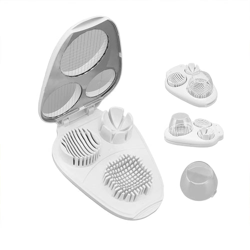 3 In 1 Egg Slicer For Hard Boiled Eggs Heavy Duty With Stainless Steel Wires,3 Slice Modes Egg Cutter