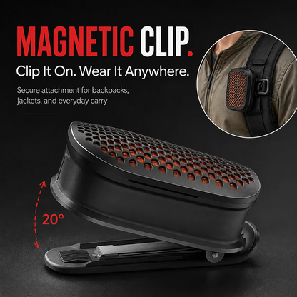 🔊🔥🔊 2026 NEW MAGNETIC CLIP-ONBLUETOOTH SPEAKER IPX7 WATERPROOF, TWS STEREO & ULTRA-LIGHT WEARABLE DESIGN