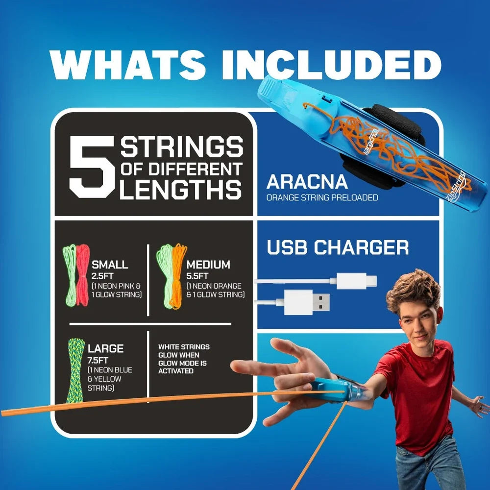 Aracna Is Back! This Is The Coolest Toy Ever Invented 😎🕸️ZipString Aracna Webshooter
