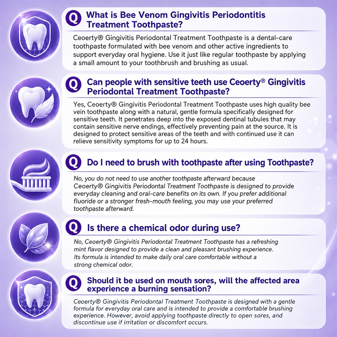 🦷Ceoerty® Gingivitis Periodontal Treatment Toothpaste🏆✨