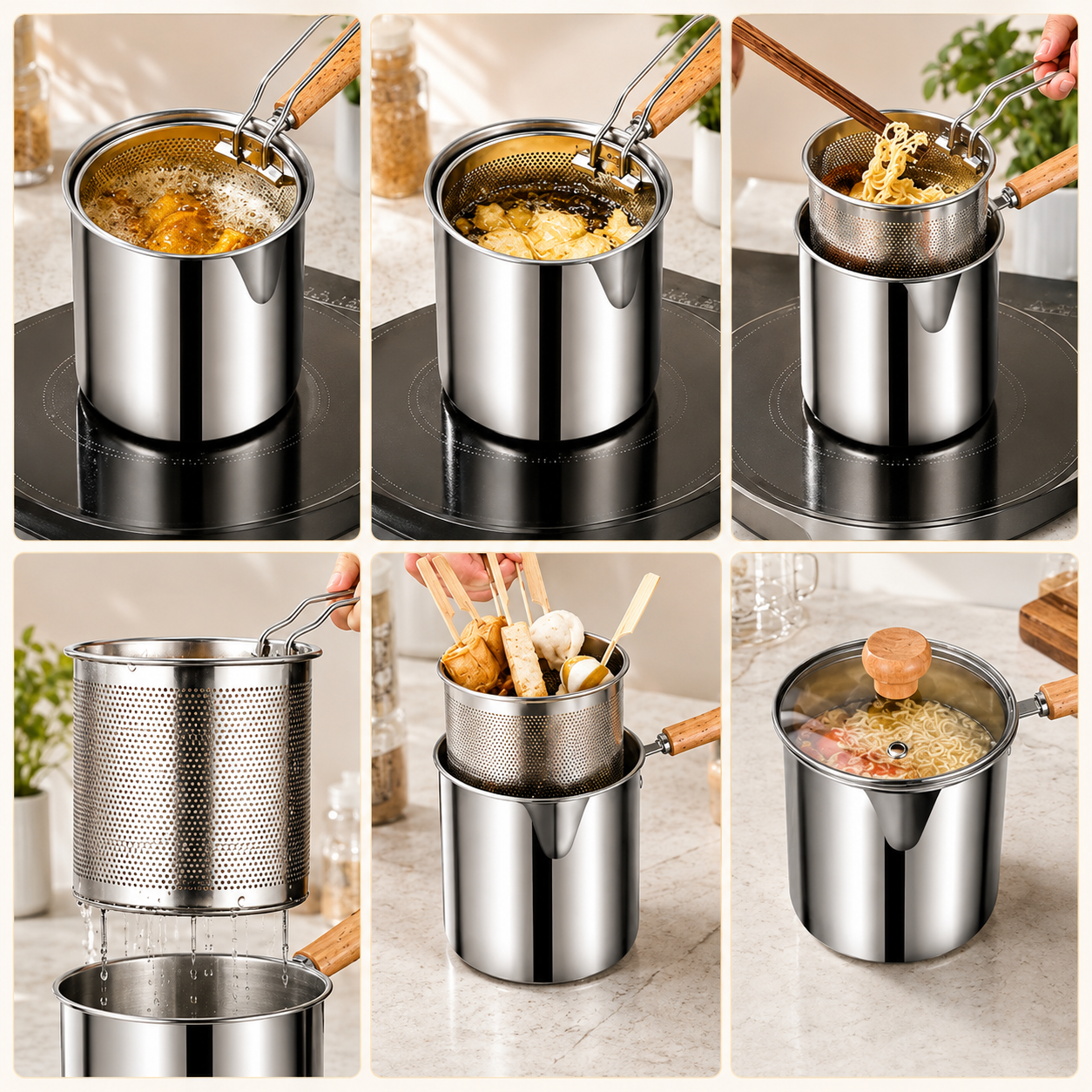 🍟 Home Mini Deep Fryer – Skip Takeout, Make Fresh Fries & Snacks Anytime
