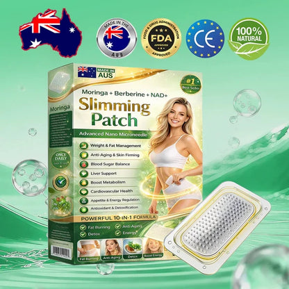 NEW 2026 UPGRADE🏆 Berberine Slimming Microneedle Patch | 10-in-1 Weight Management Support
