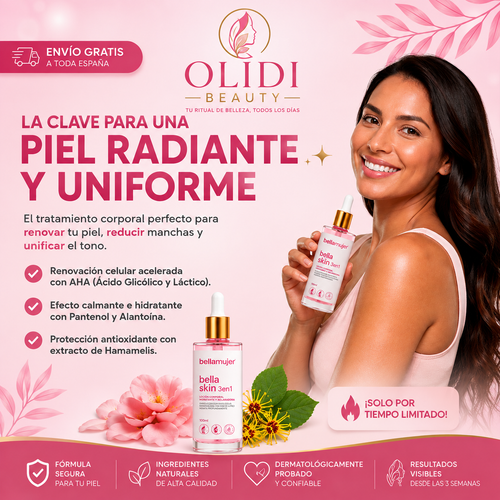 Bella skin 3 en1: El Secreto para Aclarar Axilas, Entrepierna y Zona Íntima🔥
