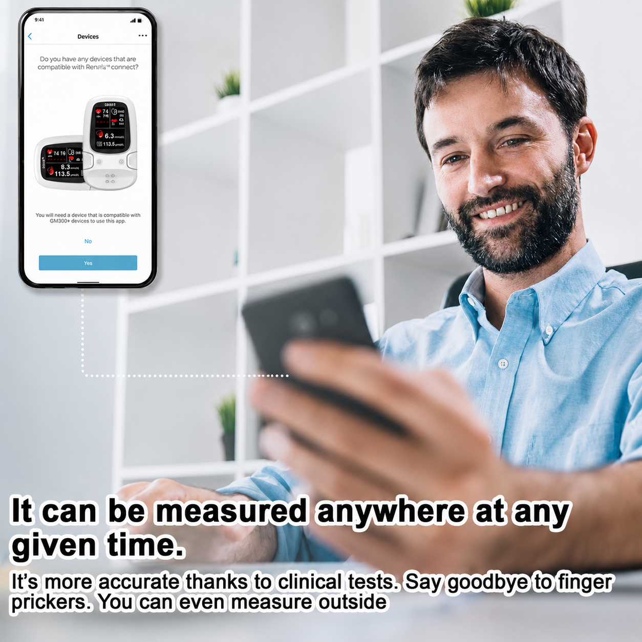 📣Multi-Function Health Monitoring Device✅No Needles. No Pain.✅Fast Results In Seconds✅Monitor Anytime, Anywhere