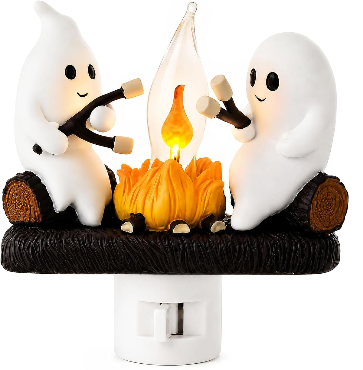 🔥Halloween lights✨Ghost Campfire Night Light