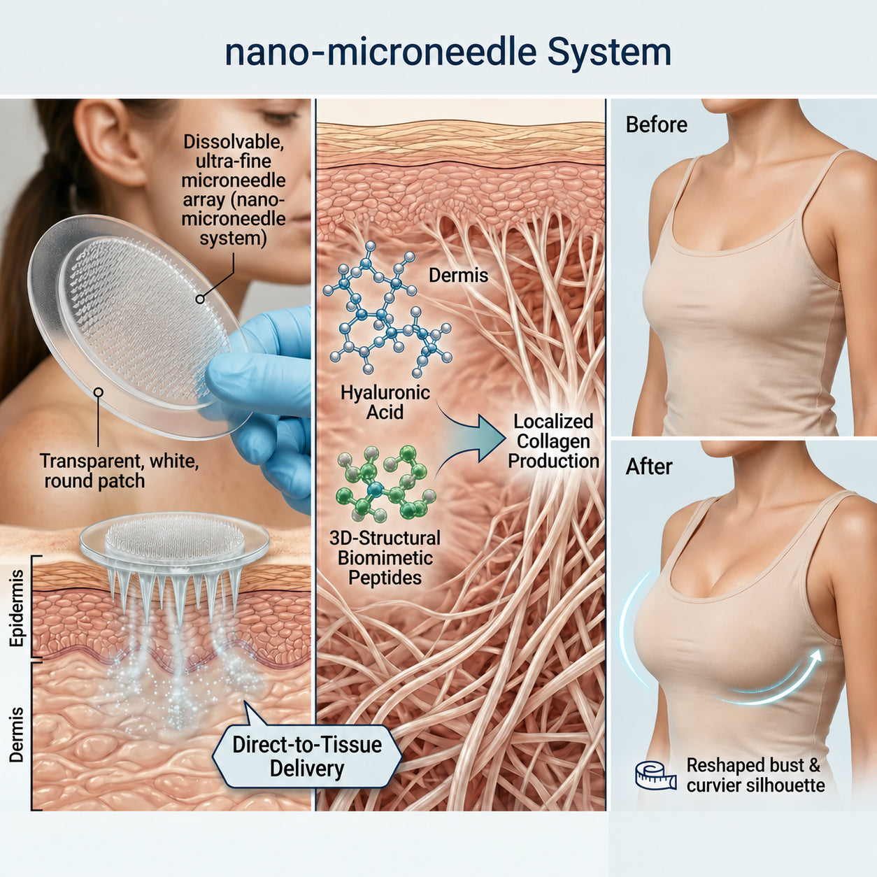 💥Targeted Breast Enhancement Advanced Nano Microneedle Patch