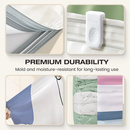 📦【4 items】 Large-Capacity Vacuum Bags – No Pump Needed! 💨✨