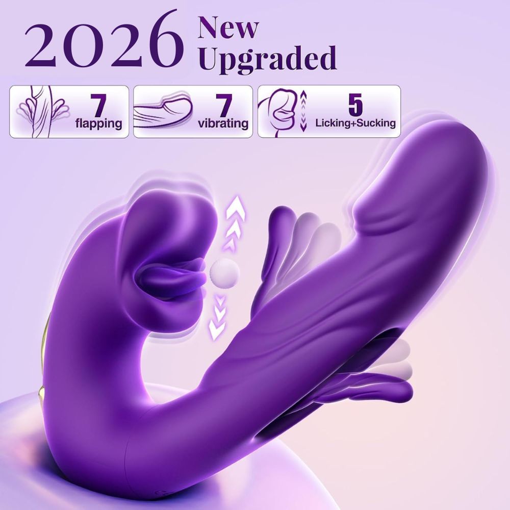💋 Limited-time offer 💋 2026 Upgraded 4-in-1 Flapping & Licking Vibrator