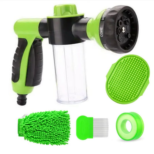 ✨LAST DAY ONLY 49% OFF🔥Pup Jet Dog Wash Hose Nozzle Foam Dog Horse Sprayer Wash Hose Attachment Soap Dispenser Sprayer Dog Bathing Sprayer