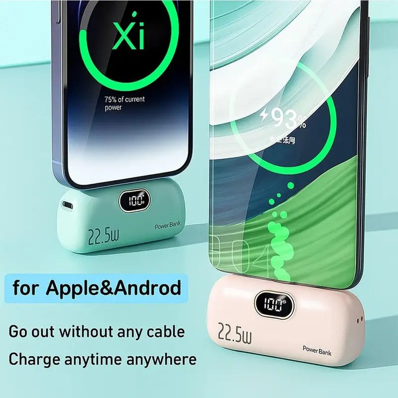 22.5W Fast Charging Capsule Power Bank