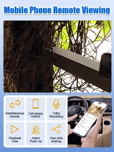 Smart WiFi Security Camera – 1080P HD, Night Vision, Motion Detection, Low Power