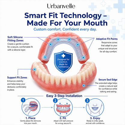 🥇 🦷 Premium Dentures for 90% of People — Designed for Everyday Comfort