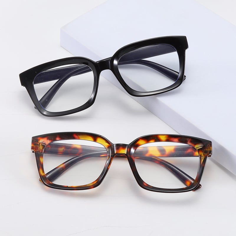✨Buy 1 get 3 packs👓Tortoiseshell Reading Glasses – Blue Light Blocking Oversized Square Readers