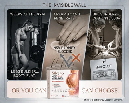 Silvelyo™ CurveSculpt Micro-Patch ✦ Sculpt • Firm • Smooth Lower Body Curves ✦ Micro-Needle Infusion System