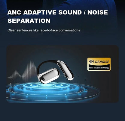 🔥 Bluetooth 5.4 Open-Ear AI Translation Earbuds – Clear Calls, Voice Recording & IPX5 Waterproof