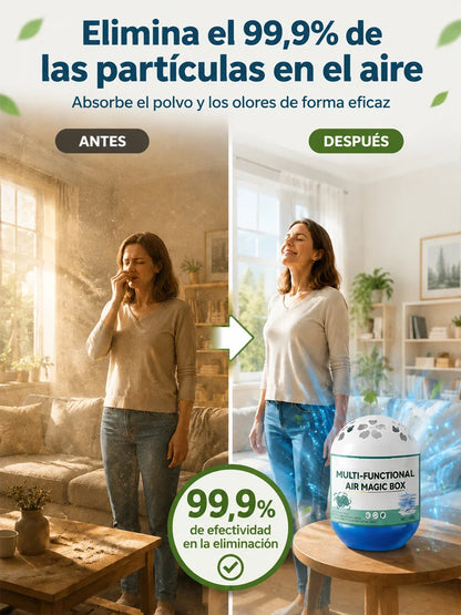 Caja eliminadora de polvo de nivel micrométrico